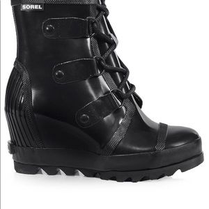 Sorel Rubber Wedge Rain Boot - Joan Rubber Wedge